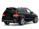 Brabus Style Heckdiffusor + Auspuffblende  für Mercedes Benz GLE W166 SUV 15-18 AMG Line